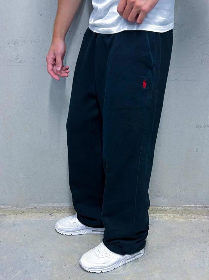 Herren Weite Baggy-Sweathose mit elastischem Bund und Sticklogo Drune