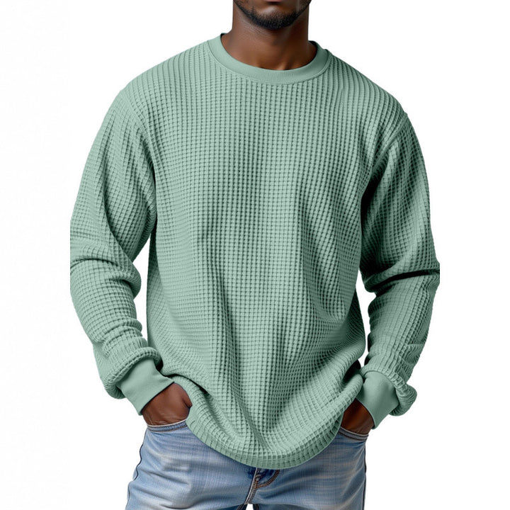 Herren Urbaner Pullover mit Waffelstruktur Drune