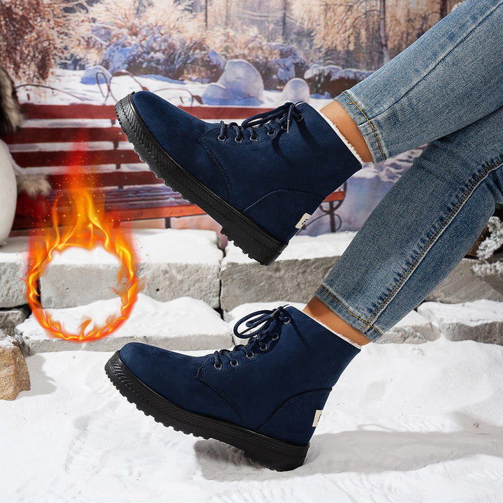 Damen Winterstiefel mit kuscheligem Futter und rutschfester Sohle Drune