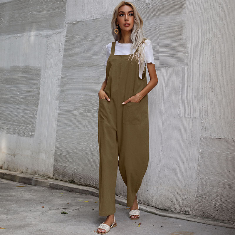 Damen Latzhose mit praktischen Taschen und bequemer Passform Drune