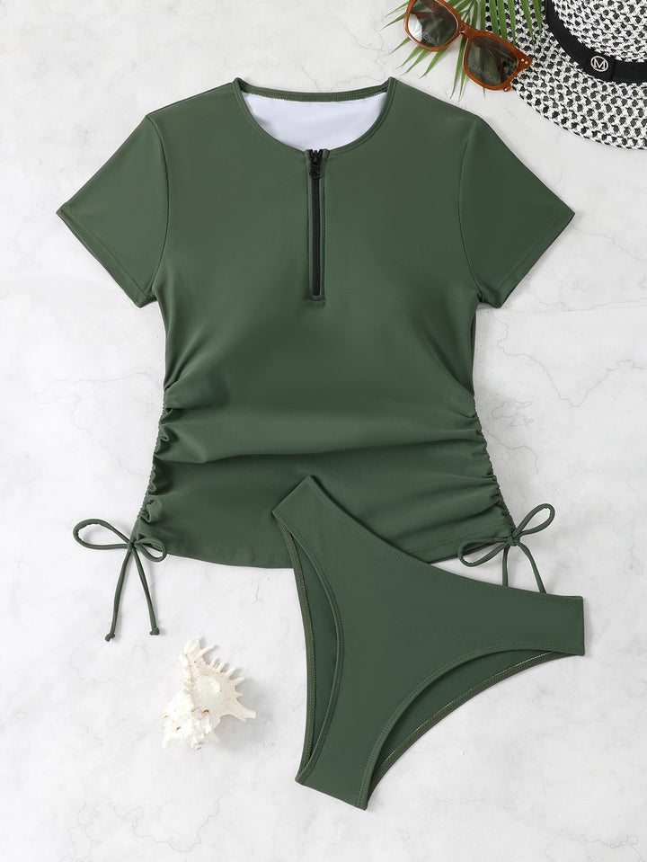 Damen Sportliches Oberteil mit Shorts Drune