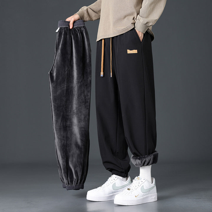 Herren Sportliche Freizeithose mit Fleece-Innenfutter