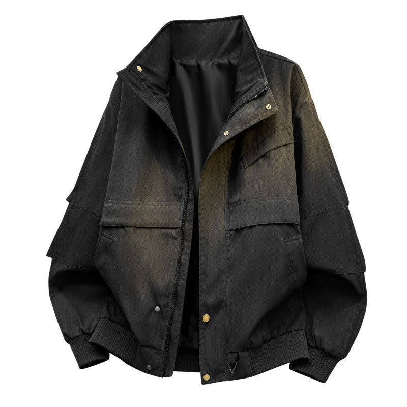 Herren Modische Oversized-Jacke Drune