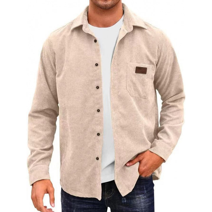 Herren Corduroy Hemdjacke Drune