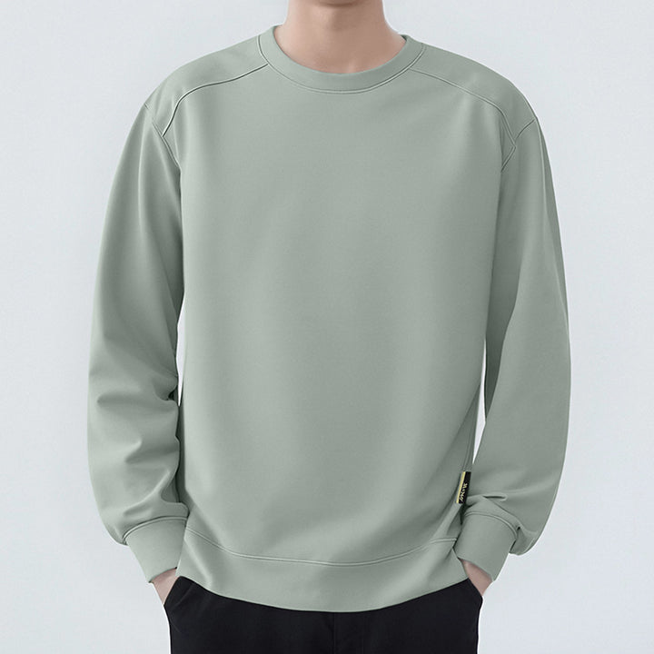 Herren Lässiges Oversize-Sweatshirt mit Raglanärmeln und angerauter Innenlage Drune