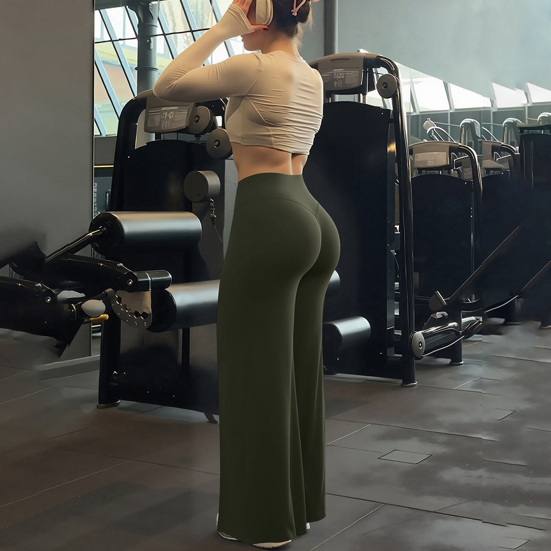 Damen Sportliche Hochbund-Leggings Drune