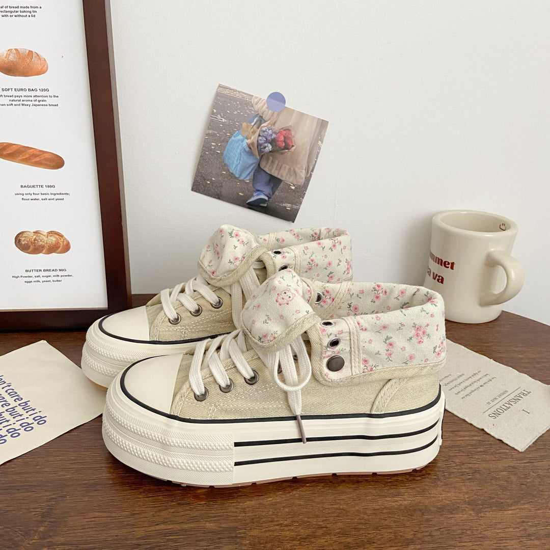 Damen Sportliche Sneakers mit atmungsaktivem Obermaterial und dämpfender Sohle Drune
