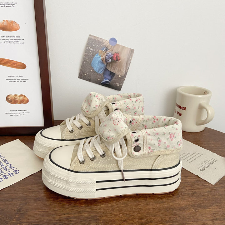 Damen Sportliche Sneakers mit atmungsaktivem Obermaterial und dämpfender Sohle Drune