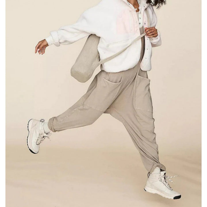 Damen Lässiger Overall aus strapazierfähigem Material Drune