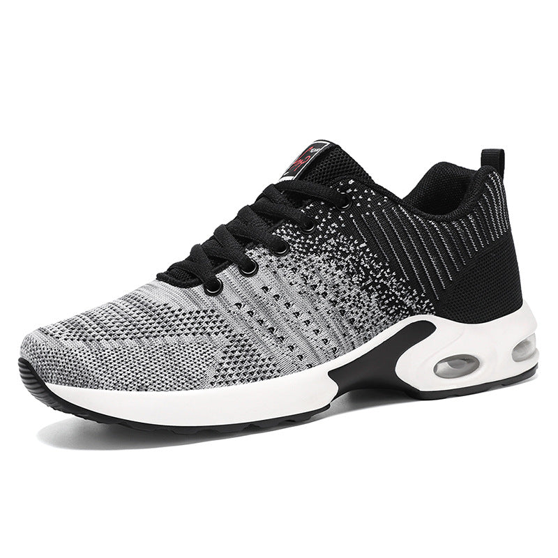 Herren nan atmungsaktive leichte Strick-Sneaker mit Luftkissen und rutschfester Laufsohle Drune