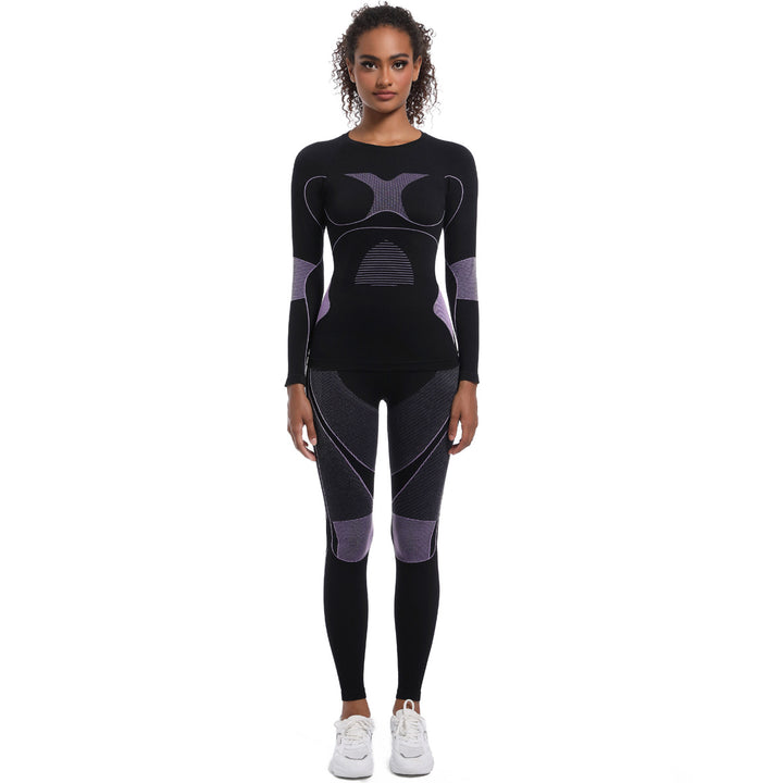 Damen Athletisches Kompressions-Set mit atmungsaktivem Elastic-Werkstoff Drune