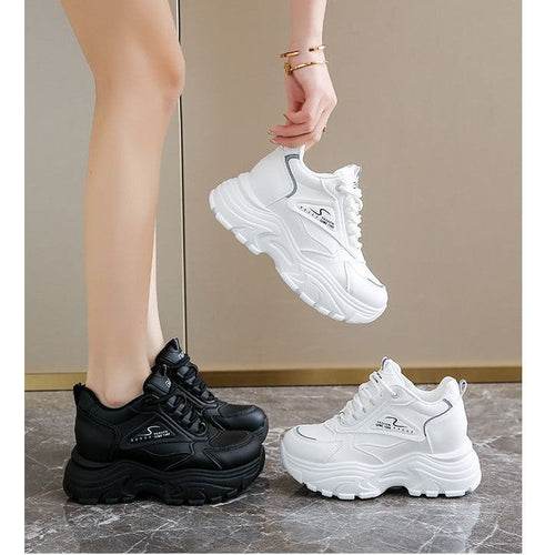 Damen Sportliche Chunky Sneakers mit robuster Profilsohle Drune