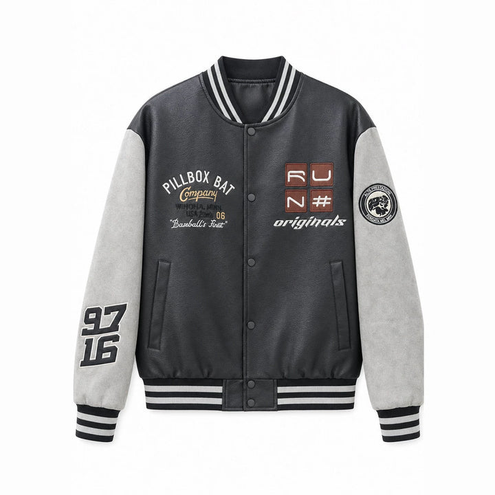 Herren Modische Baseballjacke Drune