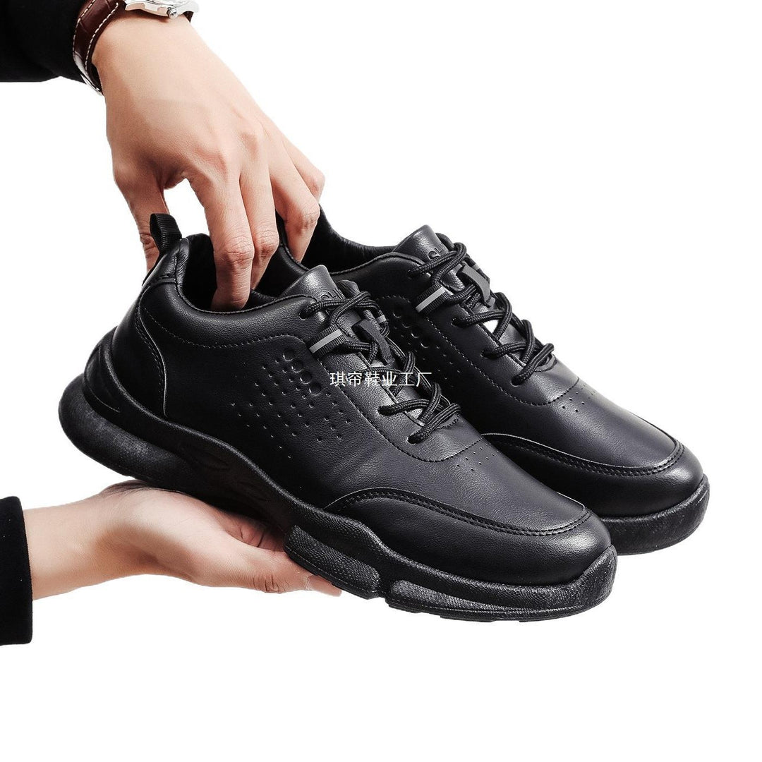 Herren Sportliche Leder Sneakers Drune