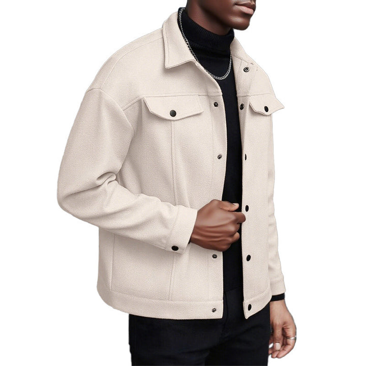 Herren weiche und modische Overshirtjacke Drune