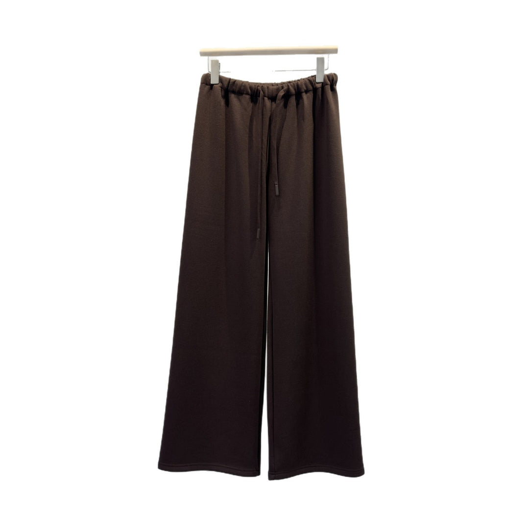 Damen Hohe Taillen Weite Hose Lounge Pants Drune