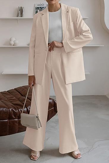 Damen Elegantes und bequemes Blazer-Set Drune