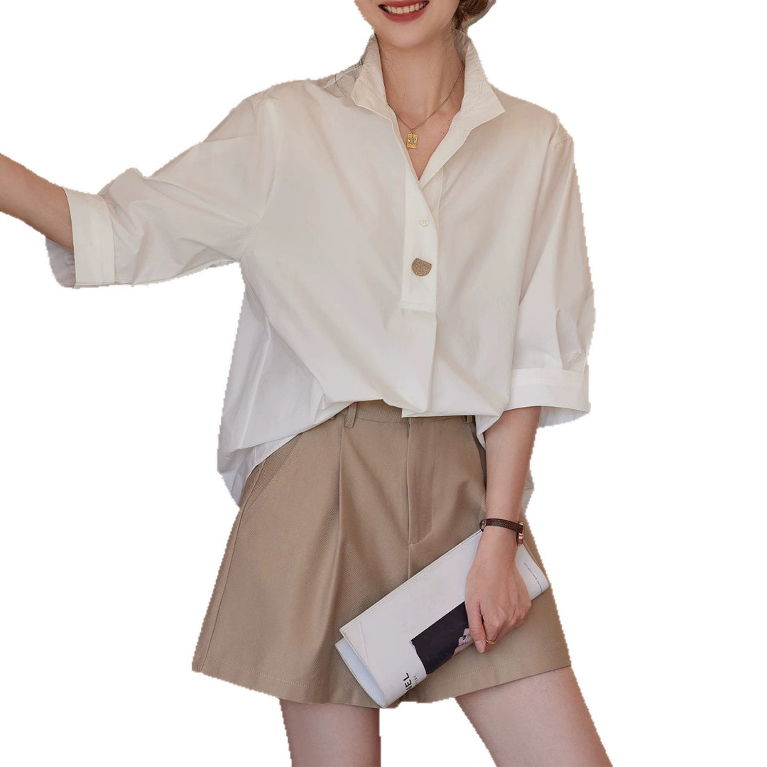 Damen Elegante und luftige Bluse mit modernem Schnitt Drune