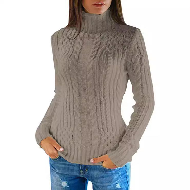 Damen Strickpullover im stylishen Kabelmuster Drune