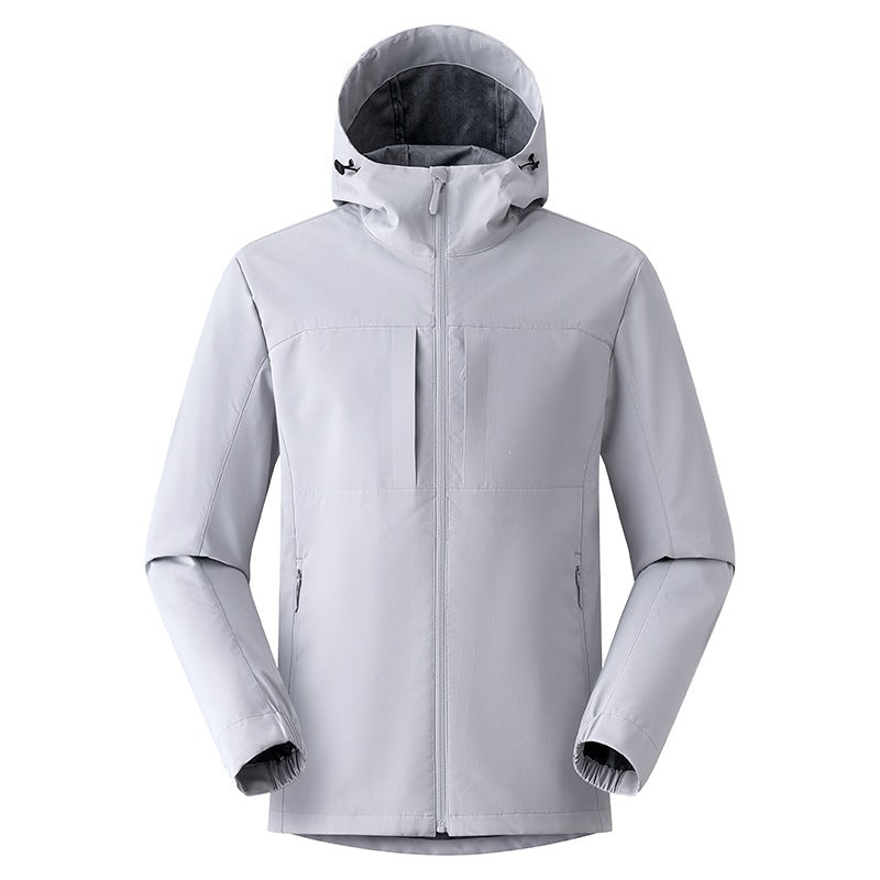Herren Leichte Allround‑Softshelljacke mit thermoregulierender Membran, ergonomischem Schnitt & verdeckter Brusttasche Drune