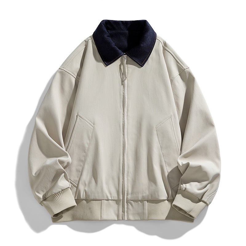 Herren Modische Übergangsjacke mit Steppdetails Drune