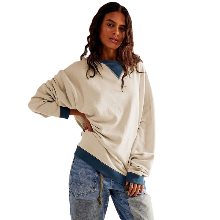 Damen Oversized Sweatshirt mit modernem Design und weichem Material Drune
