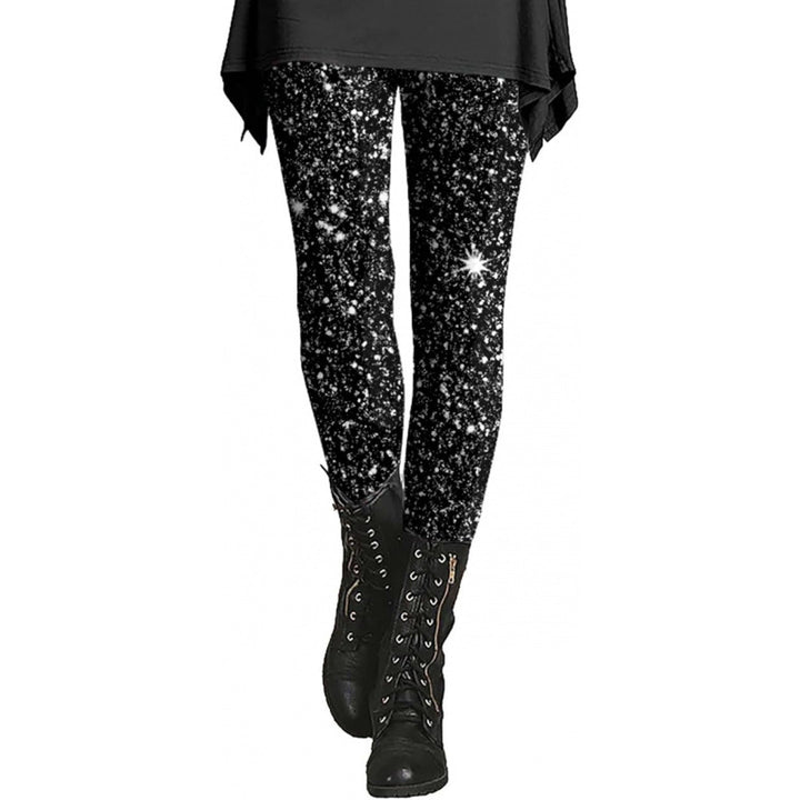 Damen Gemusterte Weihnachtsleggings Drune