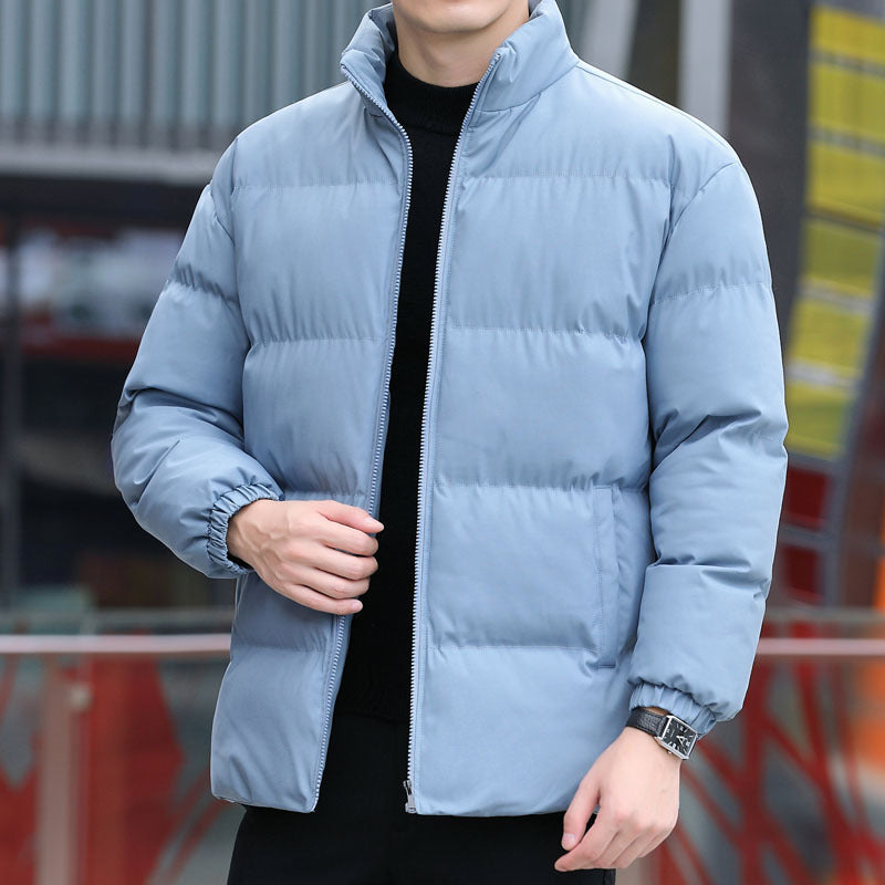 Herren Wattierte Kurzjacke mit Stehkragen, Thermofutter & elastischen Ärmelbündchen Drune