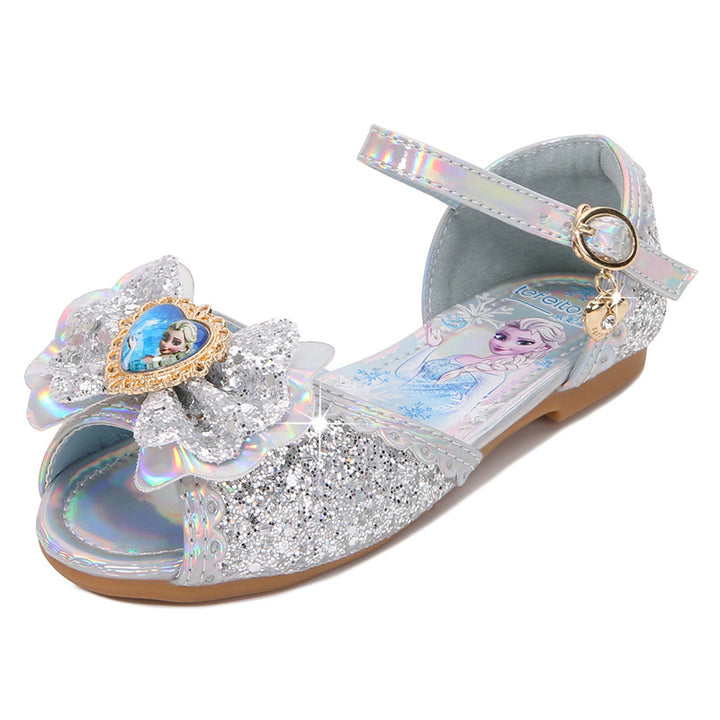 Mädchen Glitzernde Sandalen mit einzigartigem Blumenmotiv Drune