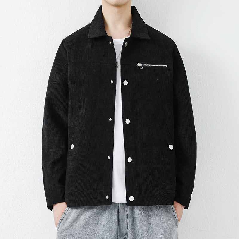 Herren Modische Cordjacke Drune