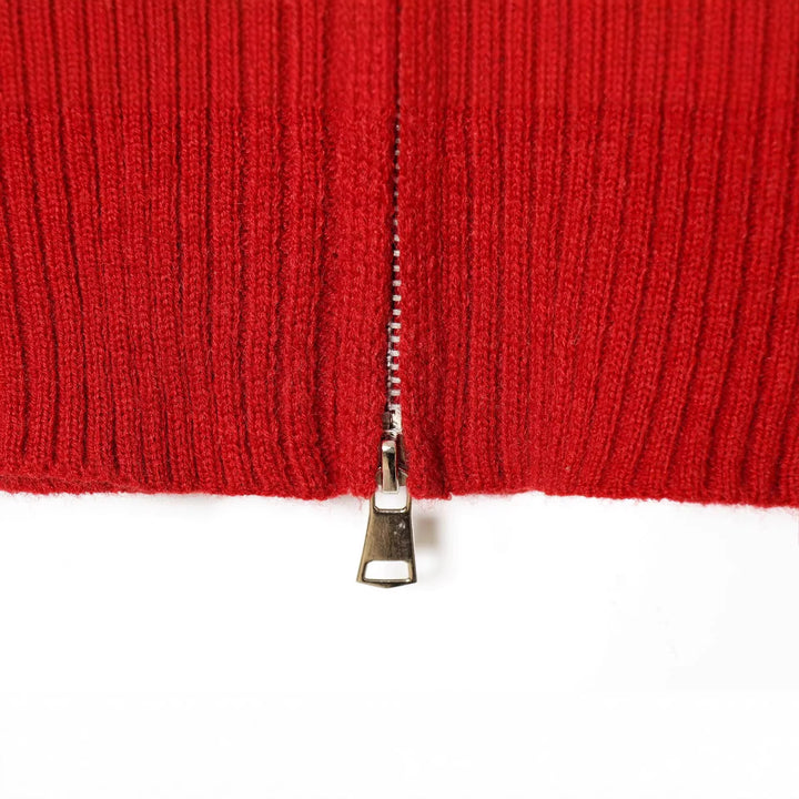 Damen Kapuzen-Strickjacke mit Zopfmuster und durchgehendem Reißverschluss Drune