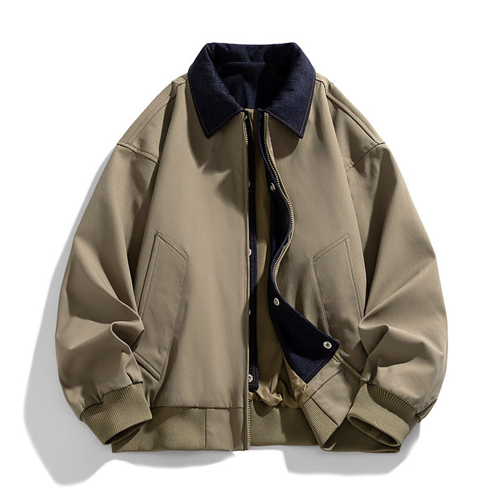 Herren Modische Übergangsjacke mit Steppdetails Drune