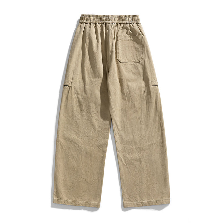 Herren Weite Cargo-Jogginghose im Baggy‑Schnitt mit Kordelbund & Mehrfachtaschen Drune