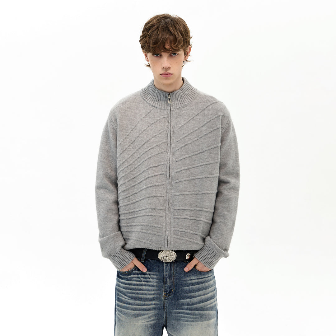 Damen Komfortable Strickjacke mit Knopfleiste Drune