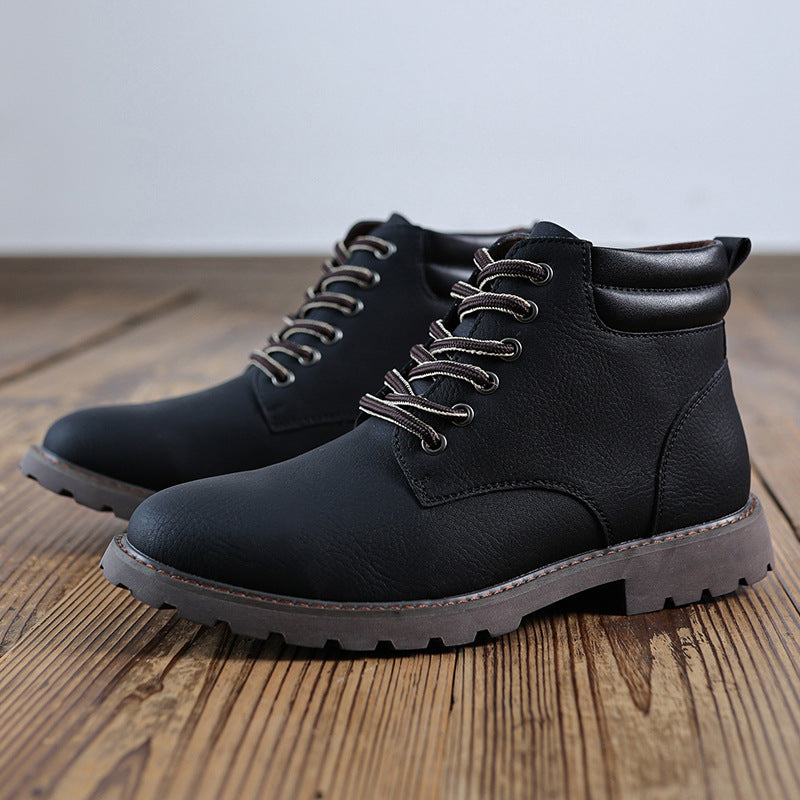 Herren Casual Schnürstiefel Drune