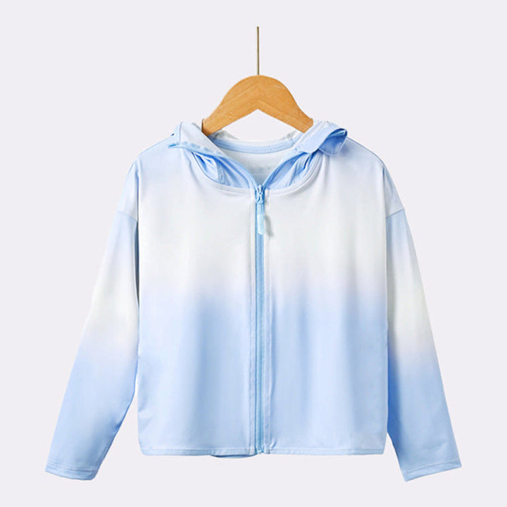 Jungen atmungsaktive Kapuzenjacke mit UV-Schutz Drune