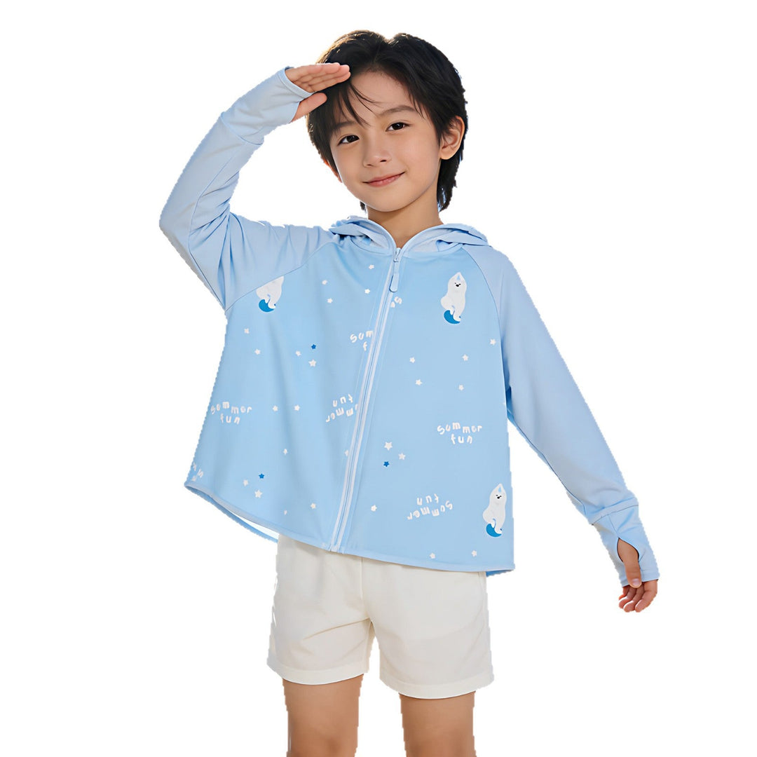 Jungen Schutzjacke mit Kapuze Drune