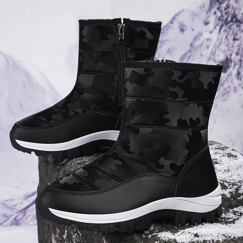 Damen Winterstiefel mit Warmfutter und rutschfester Sohle Drune