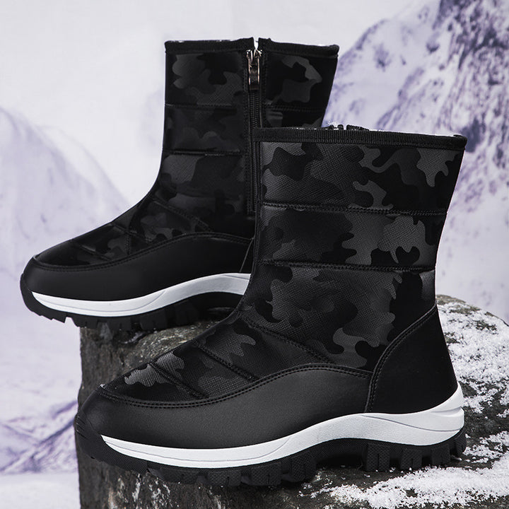 Damen Winterstiefel mit Warmfutter und rutschfester Sohle Drune
