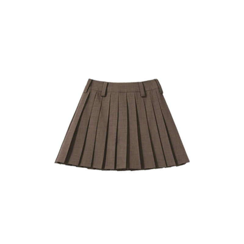 Damen Plissierter Midi-Rock Drune