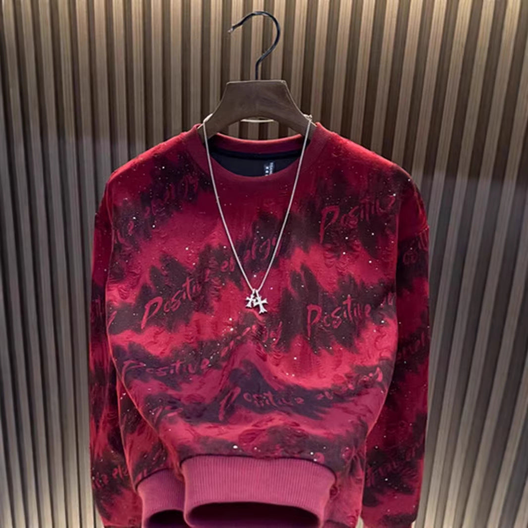 Damen Urbanes Sweatshirt mit kreativem Schriftzug Drune