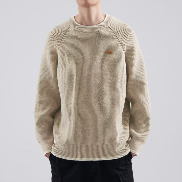 Herren Gemütlicher Strickpullover Drune