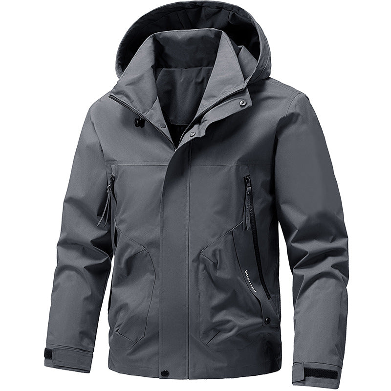 Herren Wasserdichte Multifunktionsjacke Drune