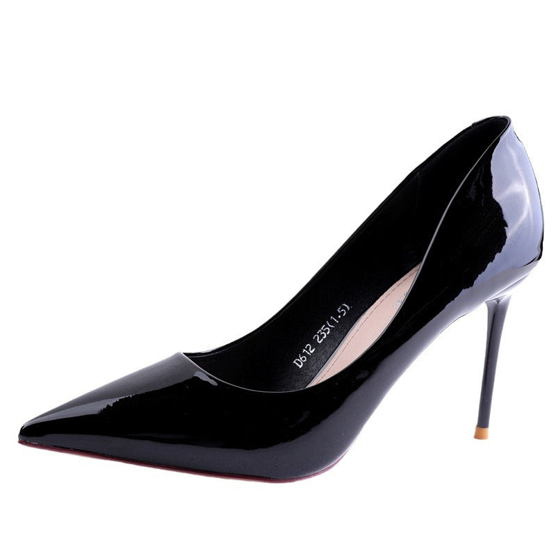 Damen Hochglanz Stiletto Absätze Drune