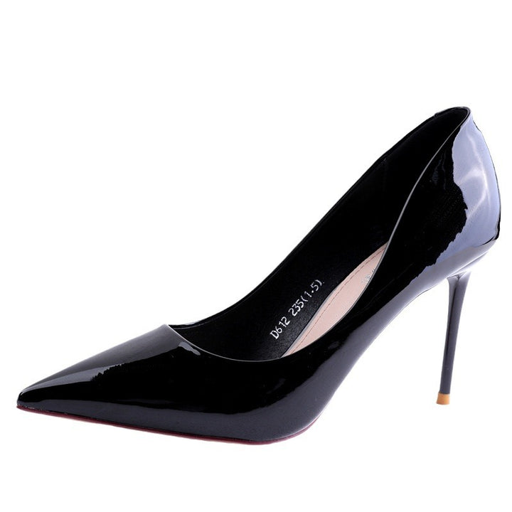 Damen Hochglanz Stiletto Absätze Drune