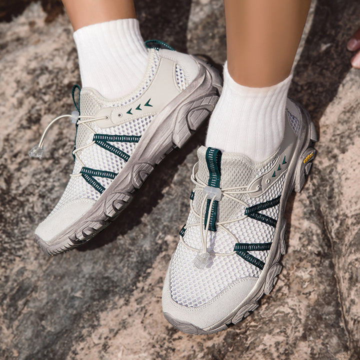 Herren atmungsaktive Trekking‑Trail‑Sneaker mit Quick‑Lace und griffiger Offroad‑Sohle Drune