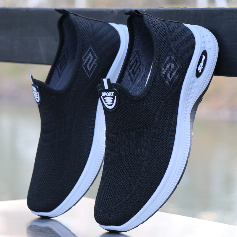 Damen Slip-On Sneakers mit atmungsaktiver Struktur und bequemem Fußbett Drune