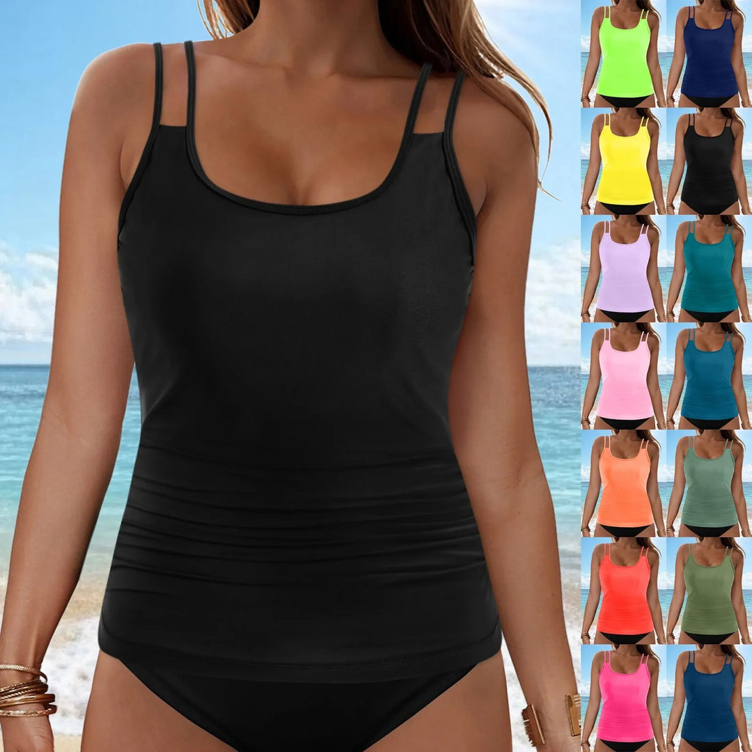 Damen Tankini-Oberteil mit modischem Rüschendesign Drune