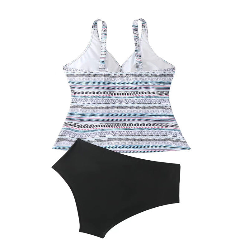 Damen Tankini-Set mit modischem Muster und komfortablem Schnitt Drune