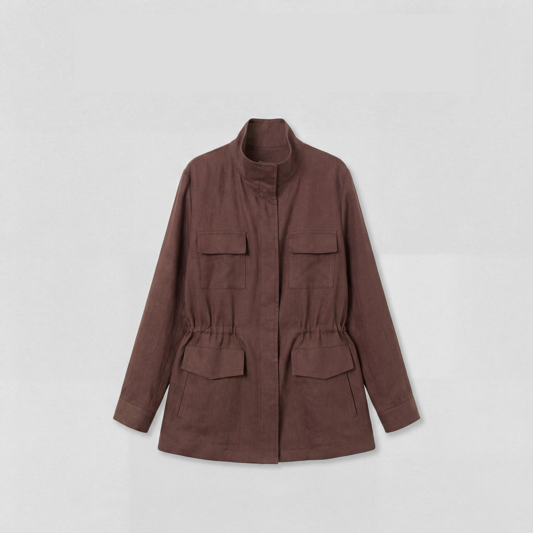 Damen Urban Chic Utility Jacket Drune